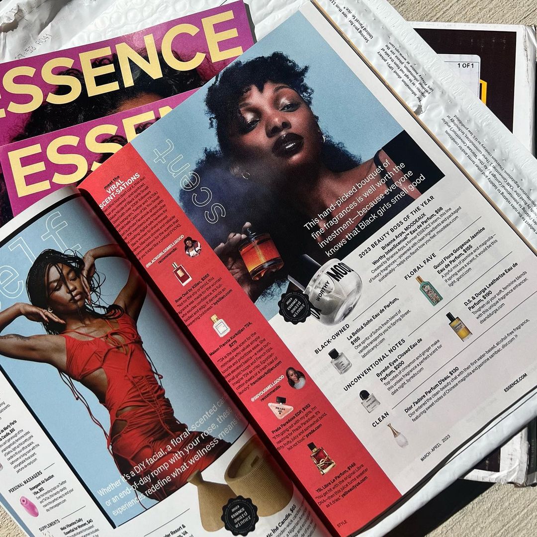 ESSENCE Magazine names MOODEAUX a Best in Black Beauty Award Winner